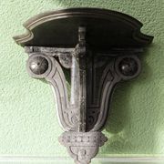 Console d'applique Napoléon III en bois noirci