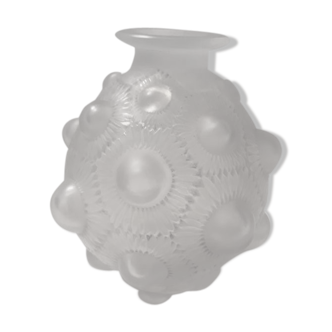 Lalique sunflower vase