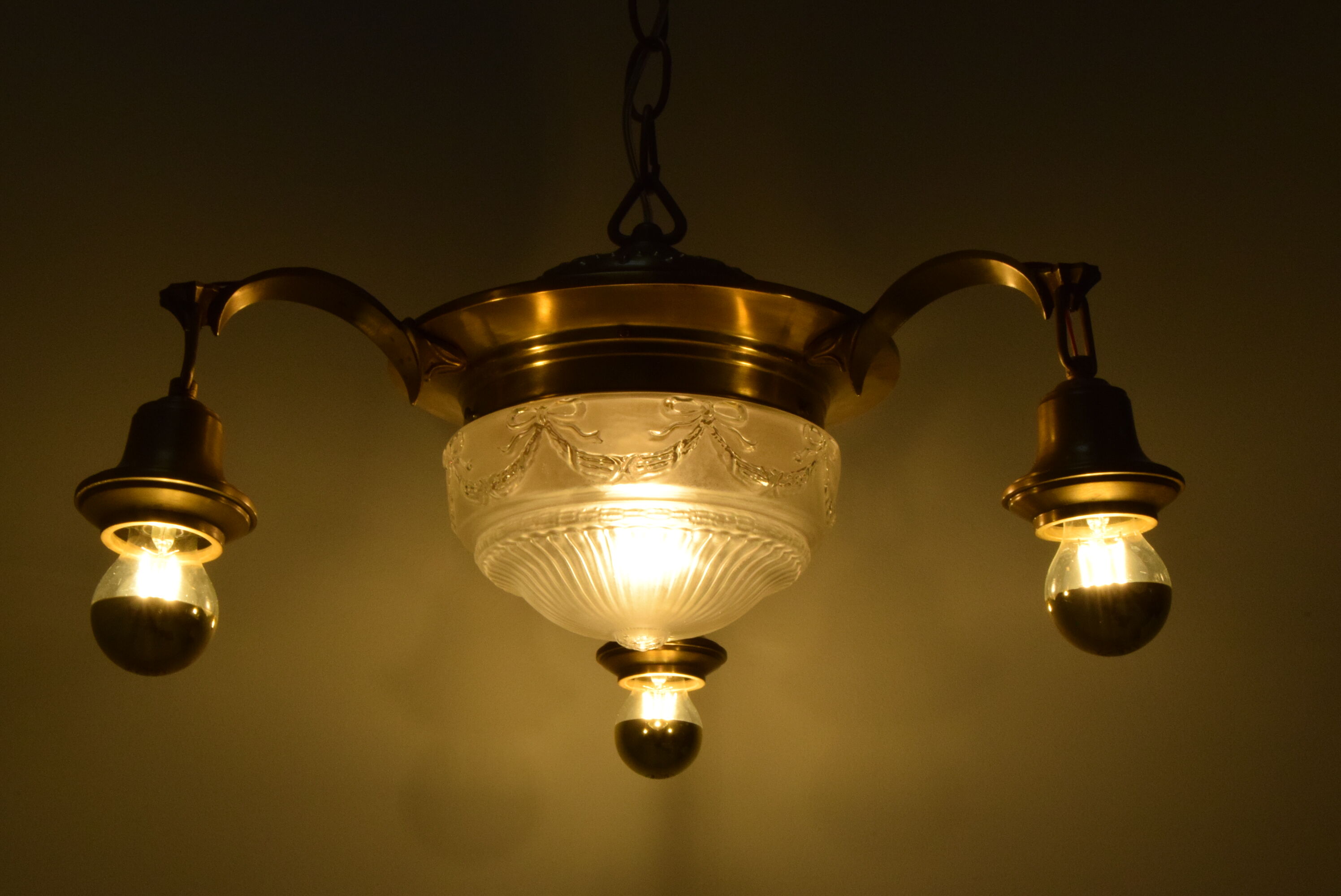 Art deco Design Chandelier,1930's.