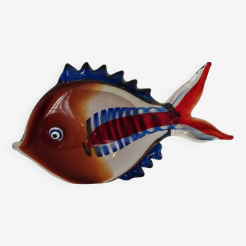 Murano glass fish paperweight 1960s