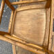 Set de 4 chaises en hêtre bistrot