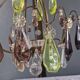 Small crystal boudoir chandelier - 1 light Bobeche signed Baccarat Epoque