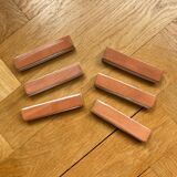 Ceramic knife holder with flower decor