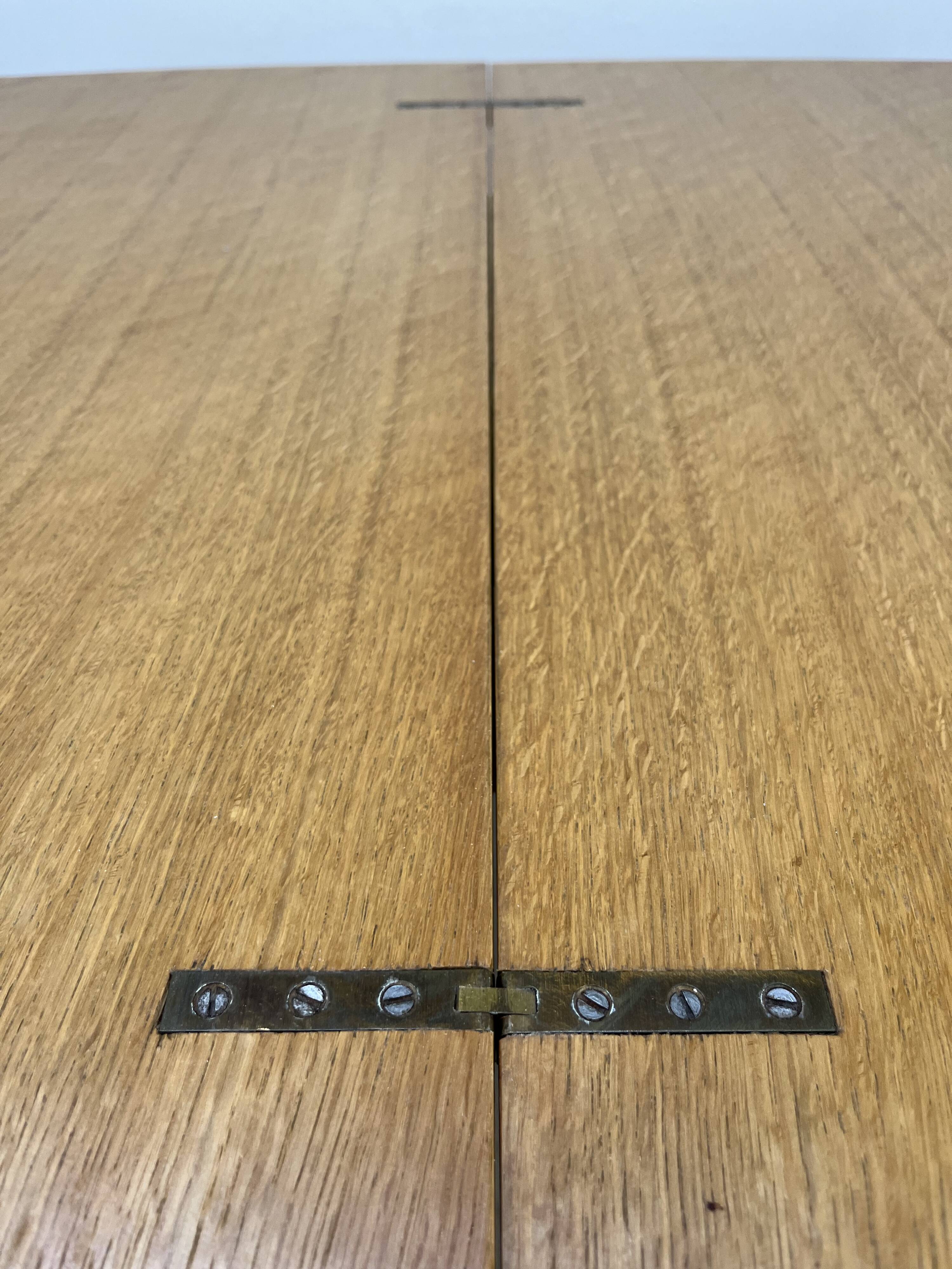 Vintage 50s compass foot portfolio table