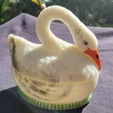 Swan bombonniere in opaline Vallerysthal