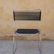 Chaise « scoubidou » vintage noire