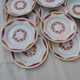 Series of 20 modernist plates Faïencerie de Castres