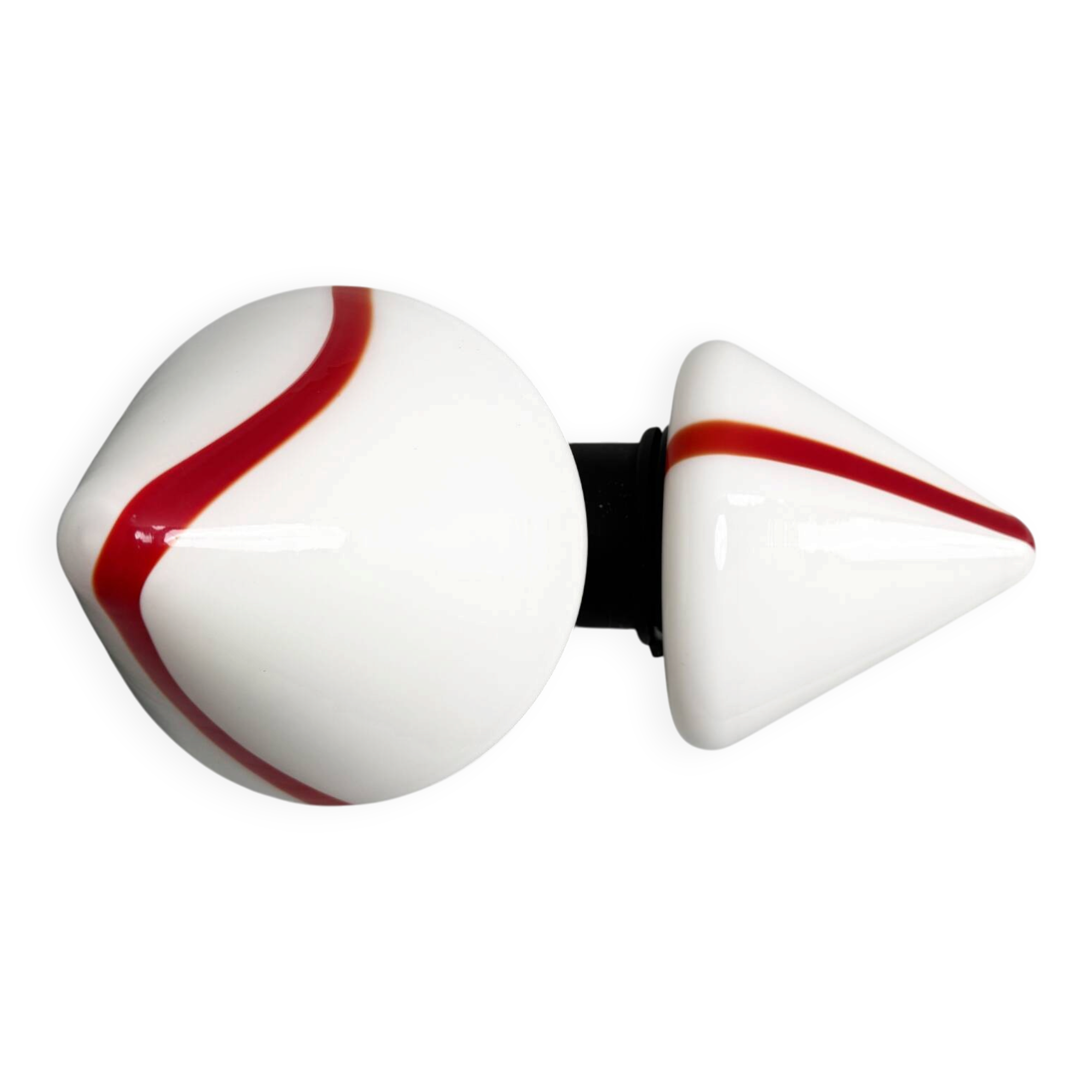 4 Miko 23 outdoor wall sconces by Renato Toso for Leucos, Italy, 1970s