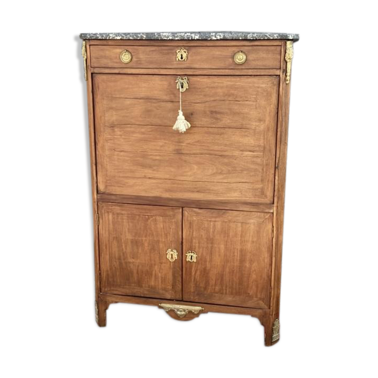 Transition period secretary in 18th century mahogany