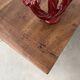 Solid walnut farmhouse table with spindle legs