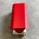 Vintage red W.L.P. Wall sconce / Bed lamp with adjustable shade