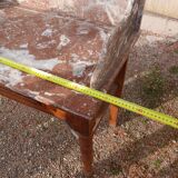 Dressing table with marble