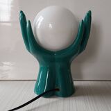 Vintage ceramic hand lamp from the 80s