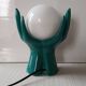 Vintage ceramic hand lamp from the 80s