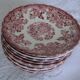 Lot 10 flat bread plates myott model tonquin