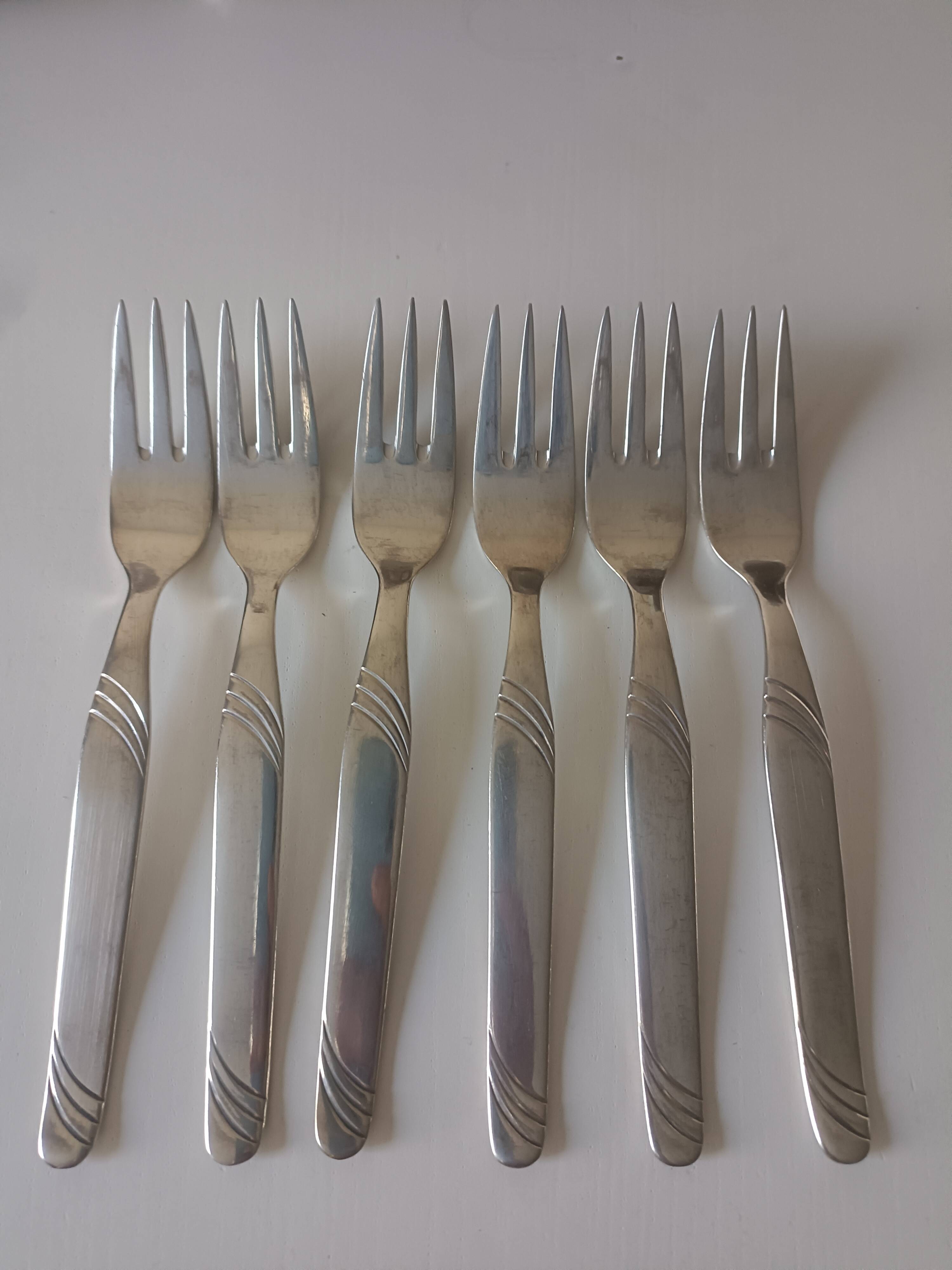 Silver-plated fork