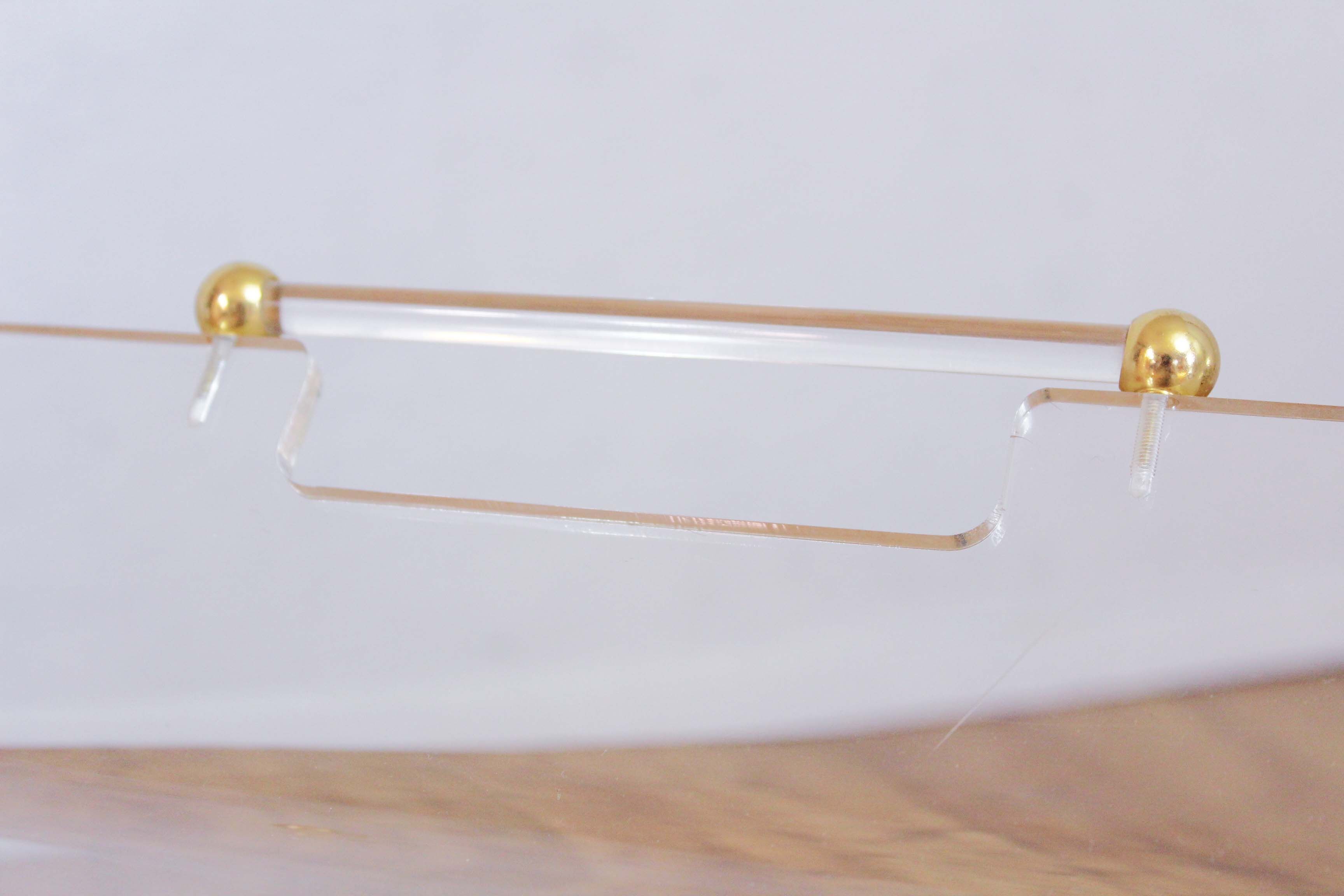 Serving Plexiglas and brass years 70/80