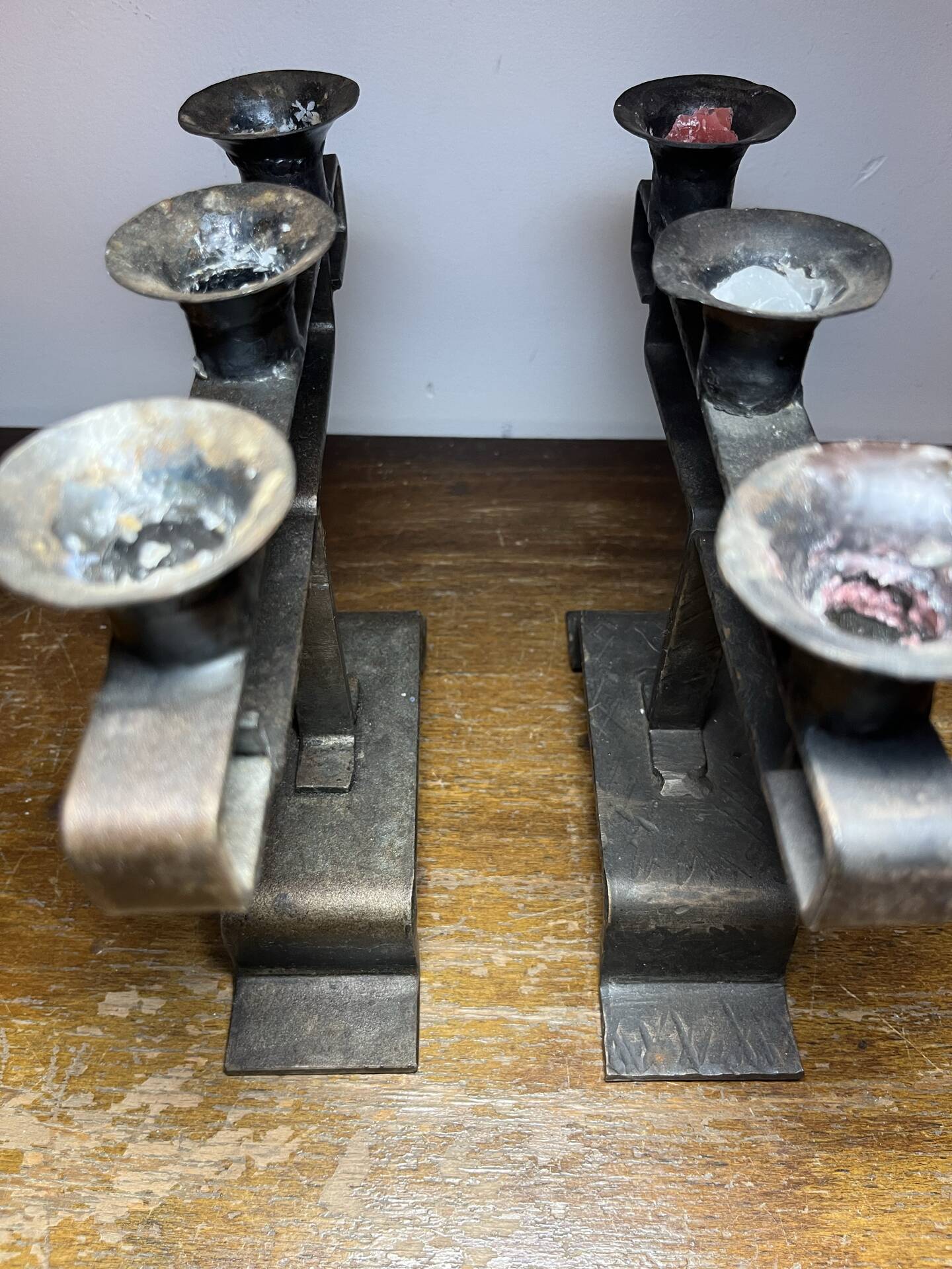 Brutalist chandeliers