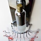 Sconces vintage roses in glass blowing and brainwashing of Murano