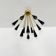 Italian Brass Flush Lamp