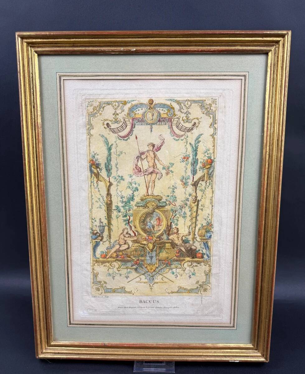 Claude Gillot Book of Portières, the figure of Bacchus, c. 1737