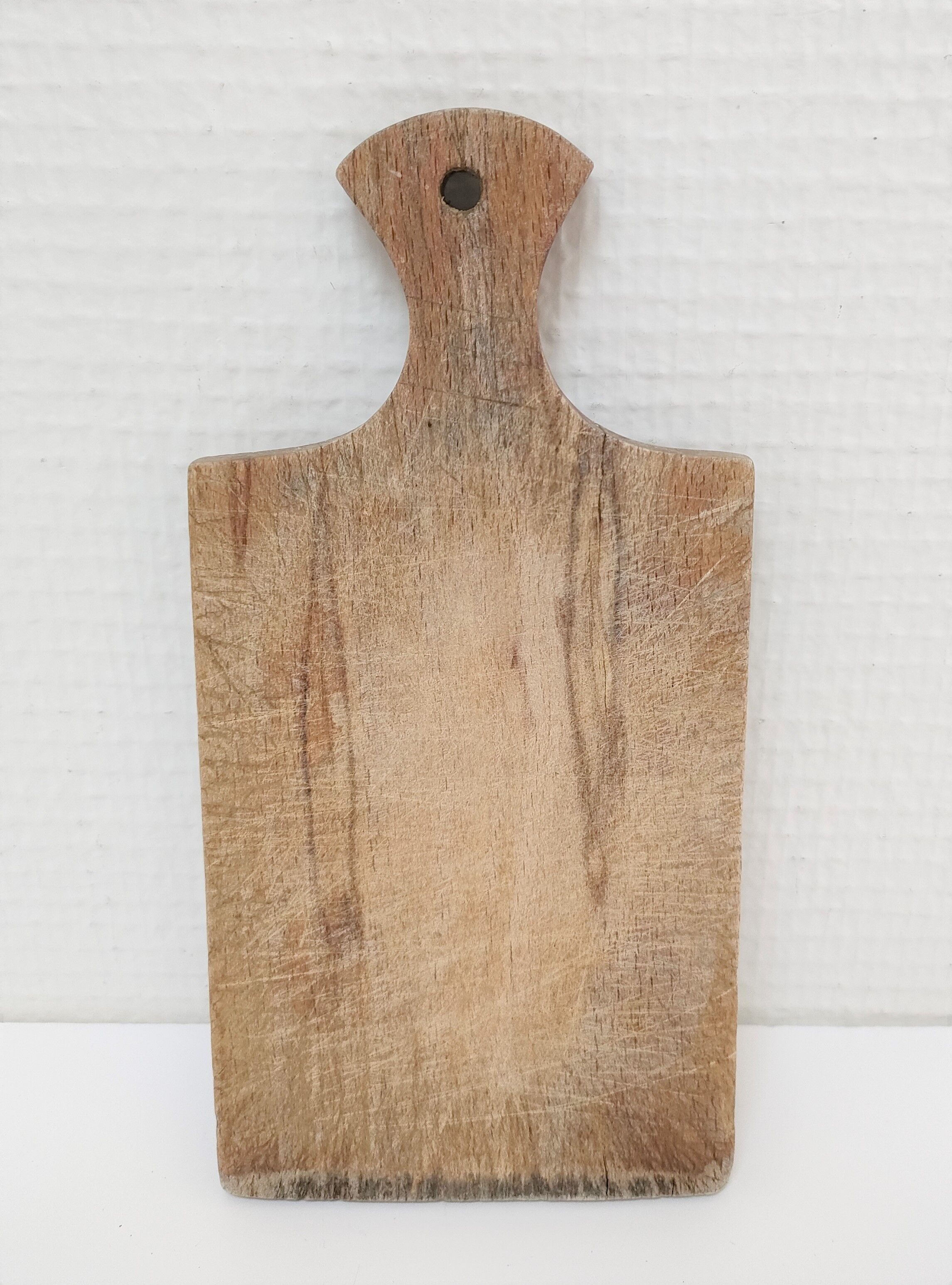 Trois planches à découper bois massif patiné vintage
