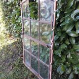 W84xH137.5 industrial curved metal glass frame window