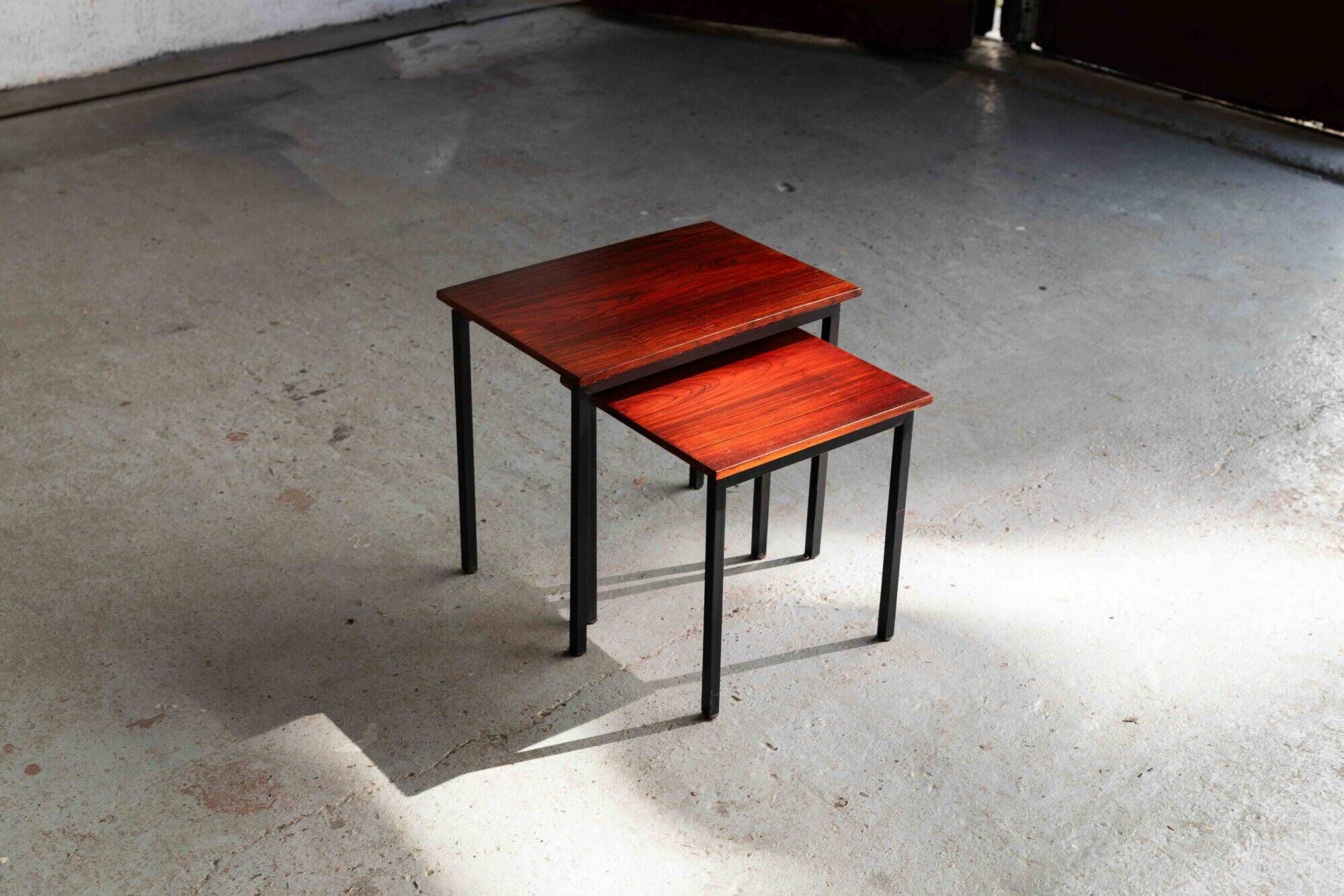 Set of 2 nesting tables by Cees Braakman.