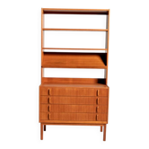 Teak bookcase by Bertil Fridhagen for Bodafors, 1950s/1960s