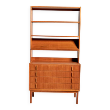 Teak bookcase by Bertil Fridhagen for Bodafors, 1950s/1960s