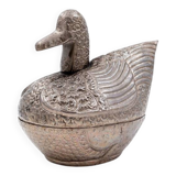 Boîte à bétel birmane en forme de canard, années 1950