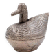 Burmese betel box in the shape of a duck, 1950s