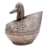 Burmese betel box in the shape of a duck, 1950s