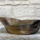 Tribal patterned horn bowl