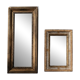 Pair of antique gilded mirrors – French house spirit & wall gallery