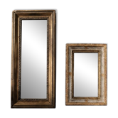 Pair of antique gilded mirrors – French house spirit & wall gallery