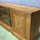 The 1940s oak corner Cabinet