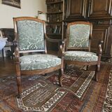Pair of Restoration armchairs