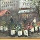 Large oil on canvas by Benett