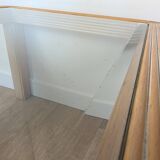 Table basse bois et verre