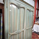 Classic wardrobe, 2 glass doors and interior mirrors