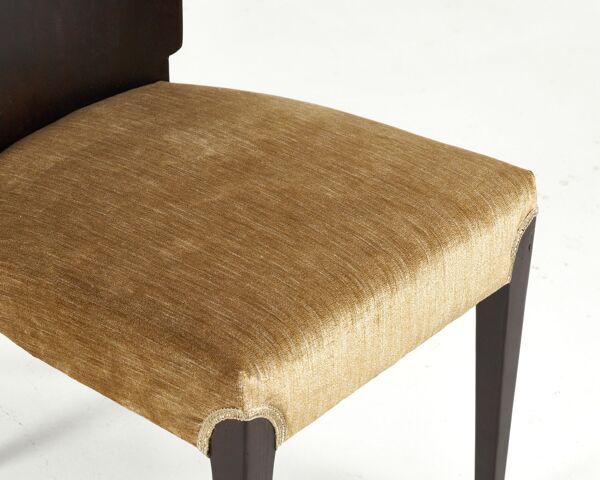 Set of 4 model h-214 j. halabala dining chairs, 30