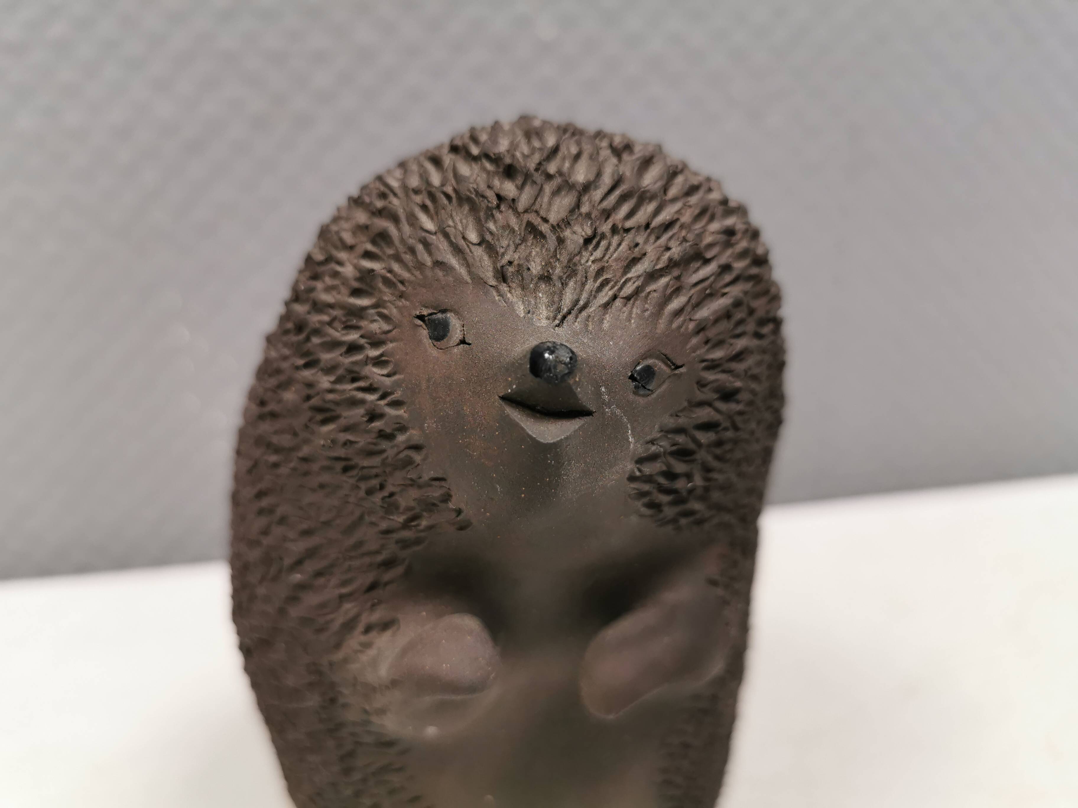 Ceramic hedgehog designed by Ellen Karlsen for HAK Denmark in the 1970s