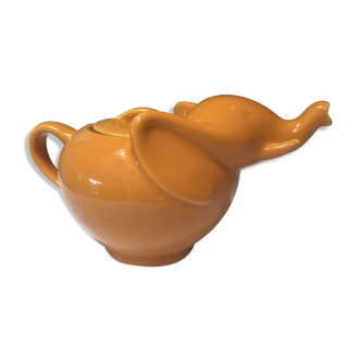 Théière éléphant orange