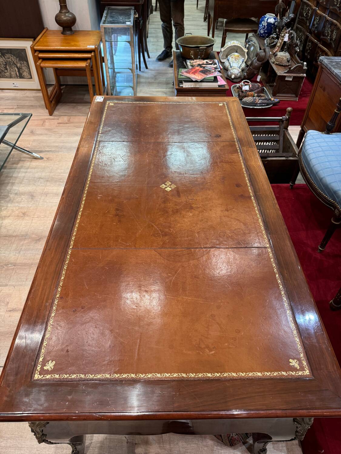 Louis XV walnut desk