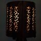 Vintage Mid Century hand forged all metal brutalist table lamp
