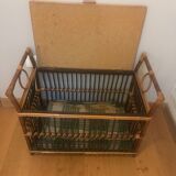 Trunk/trunk in rattan and skai