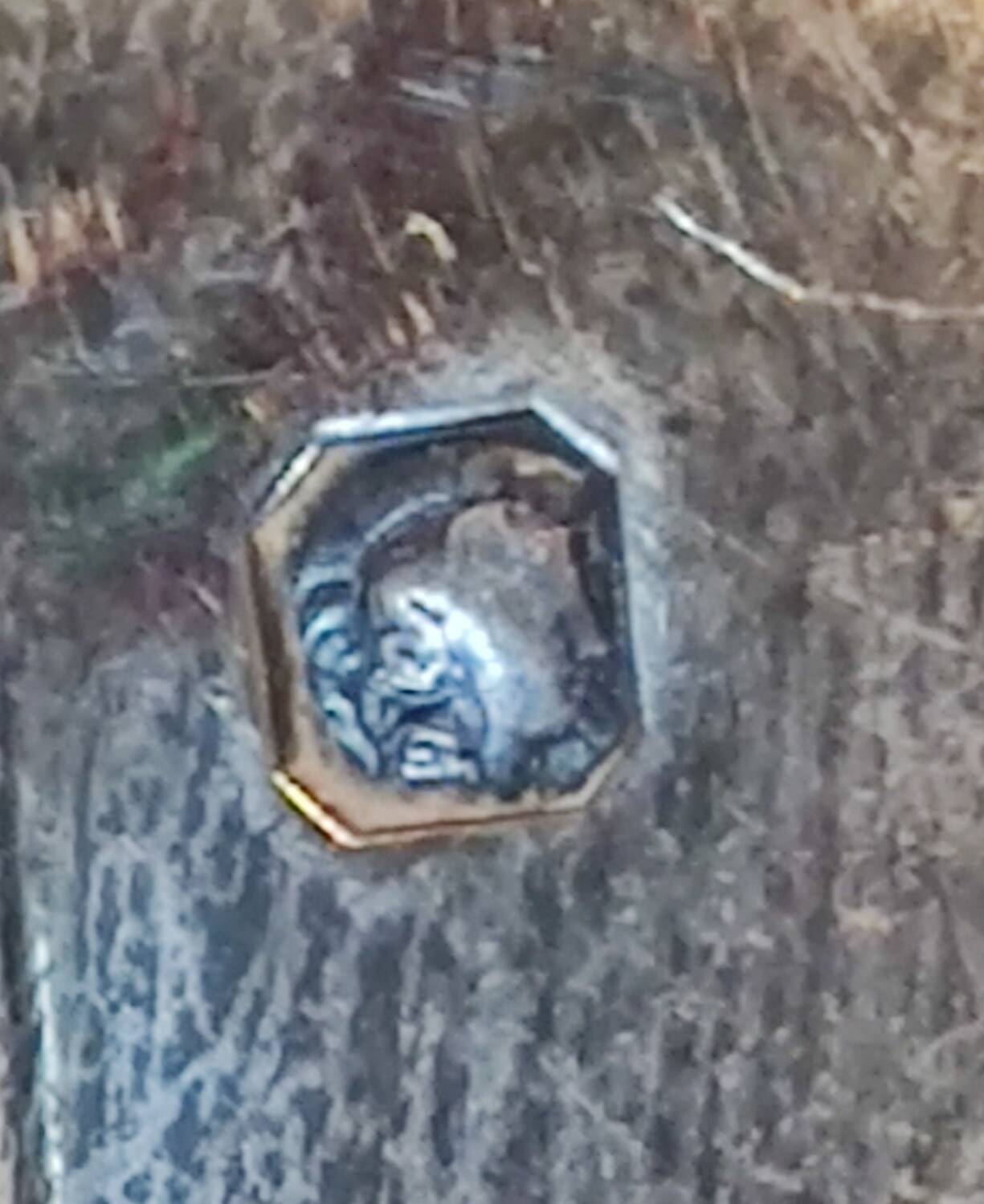 Monogram/Silver Sugar Tongs Minerva Hallmark