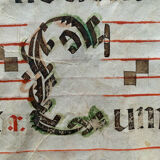 Antiphonary page XVIIIth Renaissance