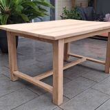 Farmhouse table with extension